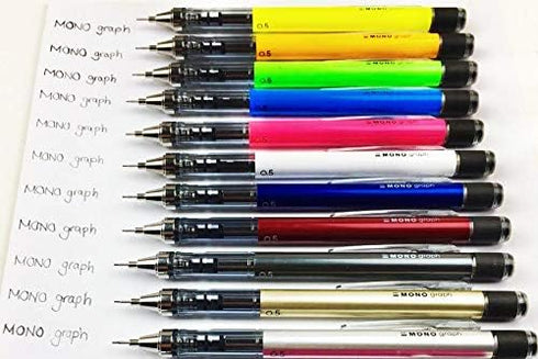 Tombow Mechanical Pencil, Monograph 0.5mm, Neon Green
