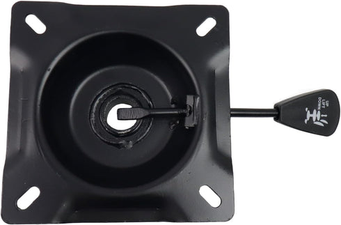 Office Chair Tilt Base, Heavy Duty Control Lift Mechanism, Black Swivel Base Plate, 5.3" x 5.3"