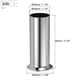 3 Inch Bulb Pack 6 MECCANIXITY Candle Socket Covers, Tall Chandelier Sleeves Light Base Holder, Silver