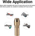11pcs 4-jaw Copper Drill Chuck Collet Set for Mini Electric Grinder, 0.5-3.2mm Tool Accessories