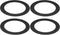 PATIKIL 4 Packs Home Lighting Ceiling Medallions 3.58" ID and 4.92" OD,