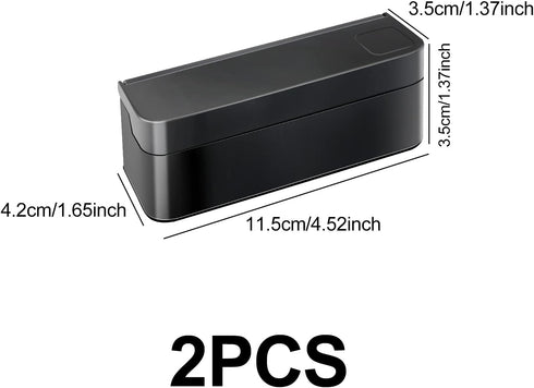 YIOVVOM Set 2 Coin dispensers for Car - Universal Storage Coin Money Dispenser Compatible with Most Car Trucks