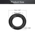 Othmro 30pcs Nitrile Rubber O-Rings,1.5mm Wire Dia 4mm Inner Dia 7mm OD Metric Sealing Nitrile NBR Rubber Washers for Oil or Air Sealing,Professional Plumbing,Car Repair,Air or Gas Connections Black