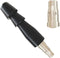 Pneumatic Tool Accessories: Anti-rotation Vac-U-Lock Adapter Suction Stick, Strong Saw Adapter (Black)
