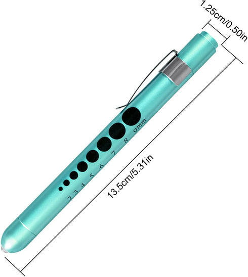 AOICRIE Diagnostic Medical Penlight, Mini Reusable LED Penlight Flashlight Pen Torch, Torch Doctor Nurse Emergency Pen