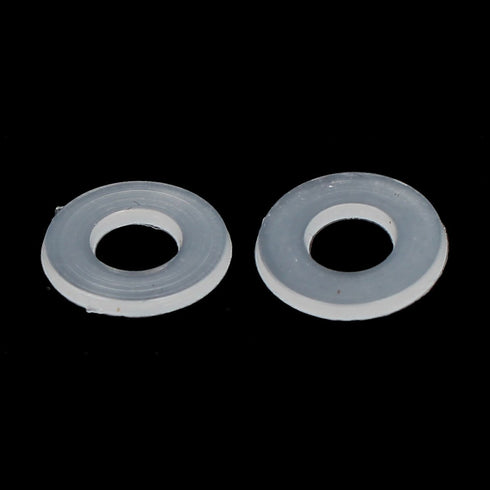 uxcell Plastic Flat Washers, 11mm OD, 5mm ID, 1mm Thickness, Sealing Gasket for Faucet Pipe, Pack of 100