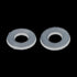 uxcell Plastic Flat Washers, 11mm OD, 5mm ID, 1mm Thickness, Sealing Gasket for Faucet Pipe, Pack of 100