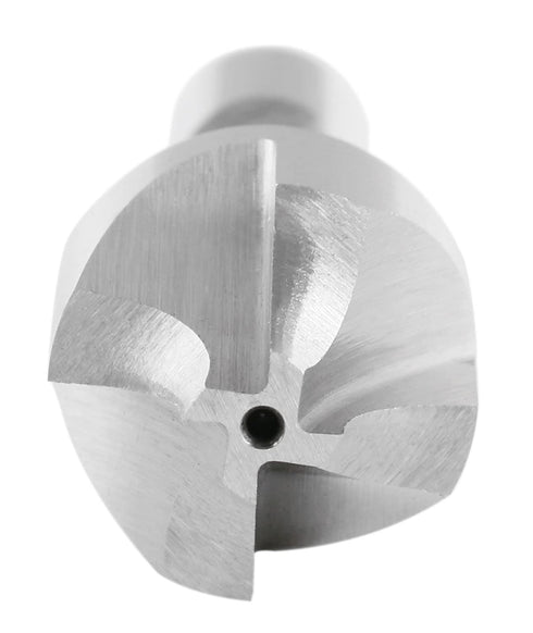 Accusize Industrial Tools HSS Corner Rounding End Mill - 1/4'' Radius, 1/2'' Shank, 1'' Diameter, 3-1/8'' OAL