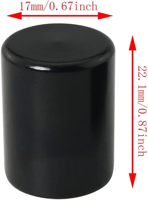 DGBRSM 2pcs Steel Lamp Finial for Lamp Shade Holder Harp Lamp Finial Knob Lamp Accessories, Black