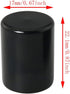 DGBRSM 2pcs Steel Lamp Finial for Lamp Shade Holder Harp Lamp Finial Knob Lamp Accessories, Black