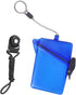 Sport Waterproof ID Card Badge Holder Case with Lanyard Cover Multiple Credit Cards, Registration, ins Card Heavy Duty Durable Locker,Dry Box