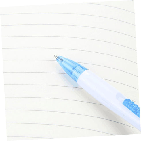 Ciieeo 10pcs Black Pens - Ballpoint Fountain Pen Ink Black Gel Pens with Flashlight, Ballpoint Pens with Light