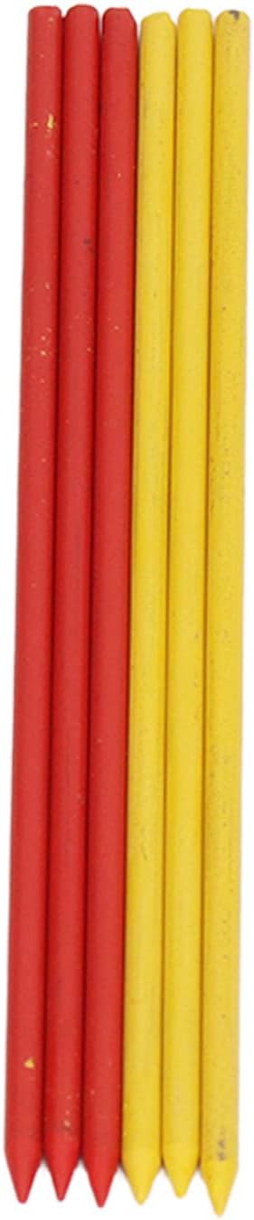 ViaGasaFamido 6Pcs Carpenter Pencil Refill Set, 2.8mm Mechanical Pencil HB for Woodworking Drawings