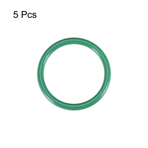 uxcell Fluorine Rubber O-Rings, 32mm OD, 25.8mm ID, 3.1mm Width FKM Seal Gasket for Machinery Plumbing, Pack of 5