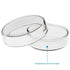 stonylab 10pk Glass Petri Dishes, 60x15 mm Autoclavable Borosilicate Glass Cell Culture Dishes