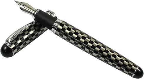 Gullor Advanced Jinhao X750 Medium Fountain Pen, Lattice Pattern
