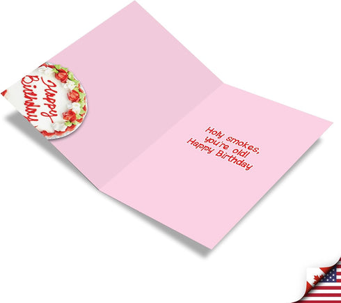 NobleWorks Funny 90th Birthday Greeting Card, Women Grandma Humor Milestone, 90 Years Happy Bday