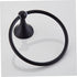 1set Stainless Steel Towel Rack Bathroom Towel Holder Toilet Hanger Black Elegant and Design Space-Saving Bathroom