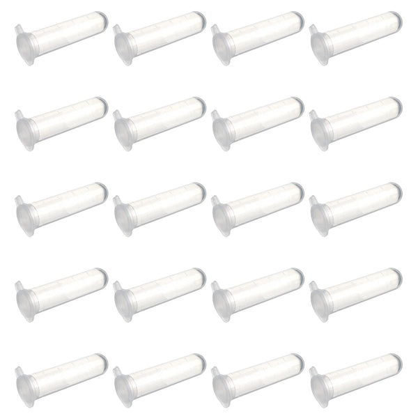 Bettomshin 300Pcs 5ml Round Bottom Centrifuge Tubes with Snap Cap, Transparent Mini Plastic Test Tubes