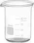 Glass Measuring Low Form Beaker Set - 50ml, 100ml, 250ml Borosilicate Lab Beaker Set