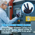 Grip Utility Mechanic Work Gloves for Men & Women - Non-Slip Silicone Touch Screen, Durable, Breathable (Large,