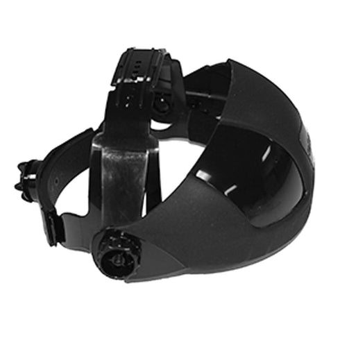 Sellstrom Replacement Crown and Ratchet Headgear for DP4 Series Single Crown Safety Face Shields, Black, S32000