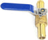 Joywayus 3/4" Hose Barb Inline Brass Shutoff Ball Valve for Water Oil Air Gas Fuel Line Pipe Fittings