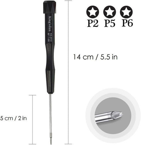 Set of 3 Pentalobe Screwdrivers, Uacen 5 Point Precision Screwdriver Set for Apple Repair