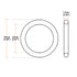 uxcell Silicone O-Rings, 25mm OD 22mm ID 1.5mm Width VMQ Seal Gasket for Compressor Valves Pipe Repair, White, Pack of 20