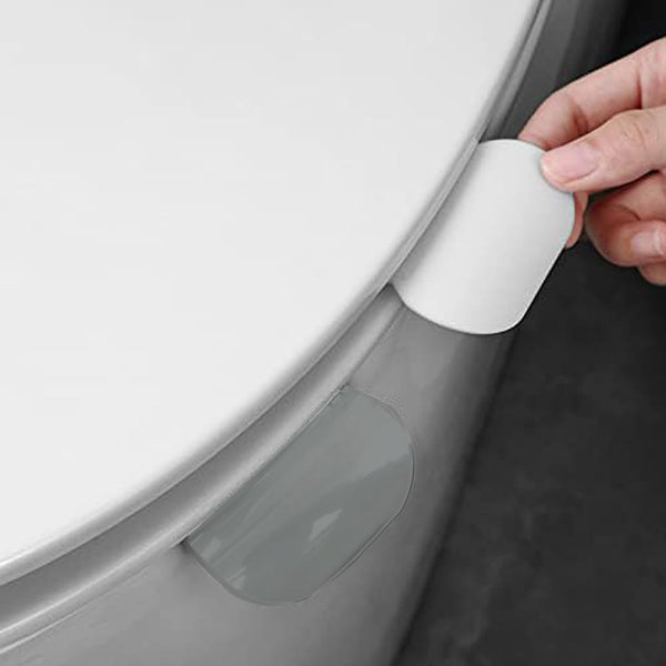 Toilet Lid Lifter - Toilet Seat Handle Lifter to Avoid Touching Toilet Cover (2, White/Gray)