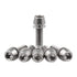 Titanium Ti Allen Hex Bolt M5x16 with Washer Screw for Bicycle Stem Parts Pack of 6 (Normal Titanium, M5x18mm)
