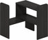 Furinno Classic Desktop Organizer Storage Rack, Adjustable Free Style Rotation Display Bookshelf, Espresso 6.7D x 23.7W
