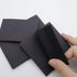 Black Sticky Notes - Self-Stick Note Pads, Easy to Post for Office, School, Home, 6 Pads, 3 Sizes, 50 Sheets/Pad
