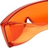 Calabria Fitover Dental Safety Glasses for Teeth Whitening, LED Light Eye Shield Goggles in Blue/Red