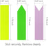 KICNIC Page Markers Sticky Index Tabs, 750 Pcs, Arrow Flag Tabs Self Adhesive for Page Marking and Highlighting