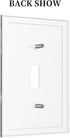 HTSAHKV 3 5 Inch Cat Butterfly Wall Plate Light Switch Cover Single Gang Outlet Faceplate Print Plate Cover X