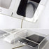 VANCORE Clear Wall Mounted Charging Station - Smart Phone & TV Remote Control Holder (1 Hole)