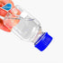 50ml Graduated Glass Round Media Storage Bottle with Blue GL45 Screw Cap, Lab Reagent Bottle