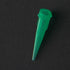 Industrial Blunt Plastic Tapered Tip Dispensing Fill Needle 18Ga Green, 100PCS