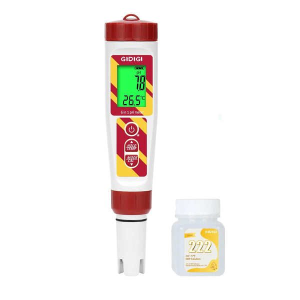 Pool Salt Tester & PH Meter, Digital Salinity Meter and PH Tester
