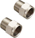 Gangang One Pair BSP 1/2“ Female to NPT 1/2" Male Thread Adapter, Pipe Fitting Reducer Connector