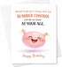 Generic CAPYTINI Funny Old Age Birthday Card Bladder Control Joke Card Rude Aging