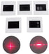Drawup Set Interference Diffraction Grating with Circular Single and Double Slit Patterns, Multiple Line Mesh
