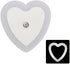 ausuky Heart-Shaped LED Night Light with Auto Sensor