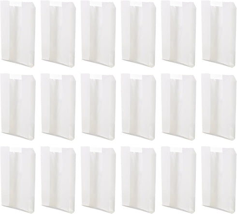 Homoyoyo 30pcs Kraft Paper Bread Bags with Window for Toast and Baguette,