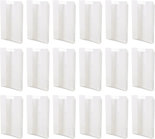 Homoyoyo 30pcs Kraft Paper Bread Bags with Window for Toast and Baguette,