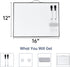 TSJ OFFICE Small White Board - 12 X 16 Inches Portable Aluminum Frame Magnetic Dry Erase Board with Holder, to Do List Notepad for Office, Home, School by TSJ OFFICE