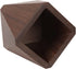 Black Walnut Wooden Pencil Box, Multi-Use Desk Writing Stationary Organizer, Wood Pen Holder for Office Supplies