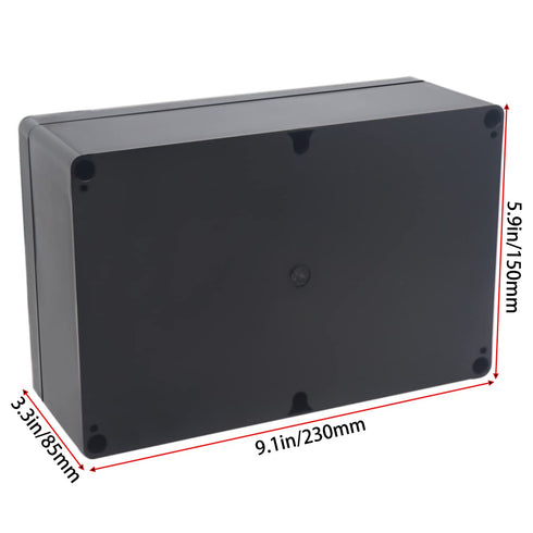 Watertight Junction Box, IP67 Waterproof Project Box Durable ABS Plastic Electronic Enclosure Case for DIY Electrical