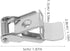 10PCS 2-Hole FAVOMOTO Downlight Panel Lamp Spring Clip, Light Emitting Diode Recessed Lighting Downlight Spring Clamps